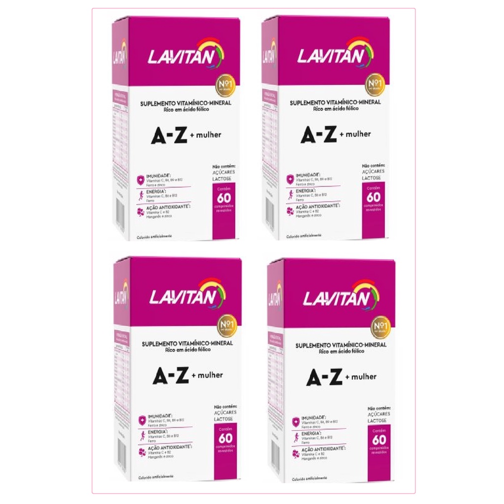 Kit Lavitan A Z Mulher Suplemento Capsulas Cimed Shopee Brasil