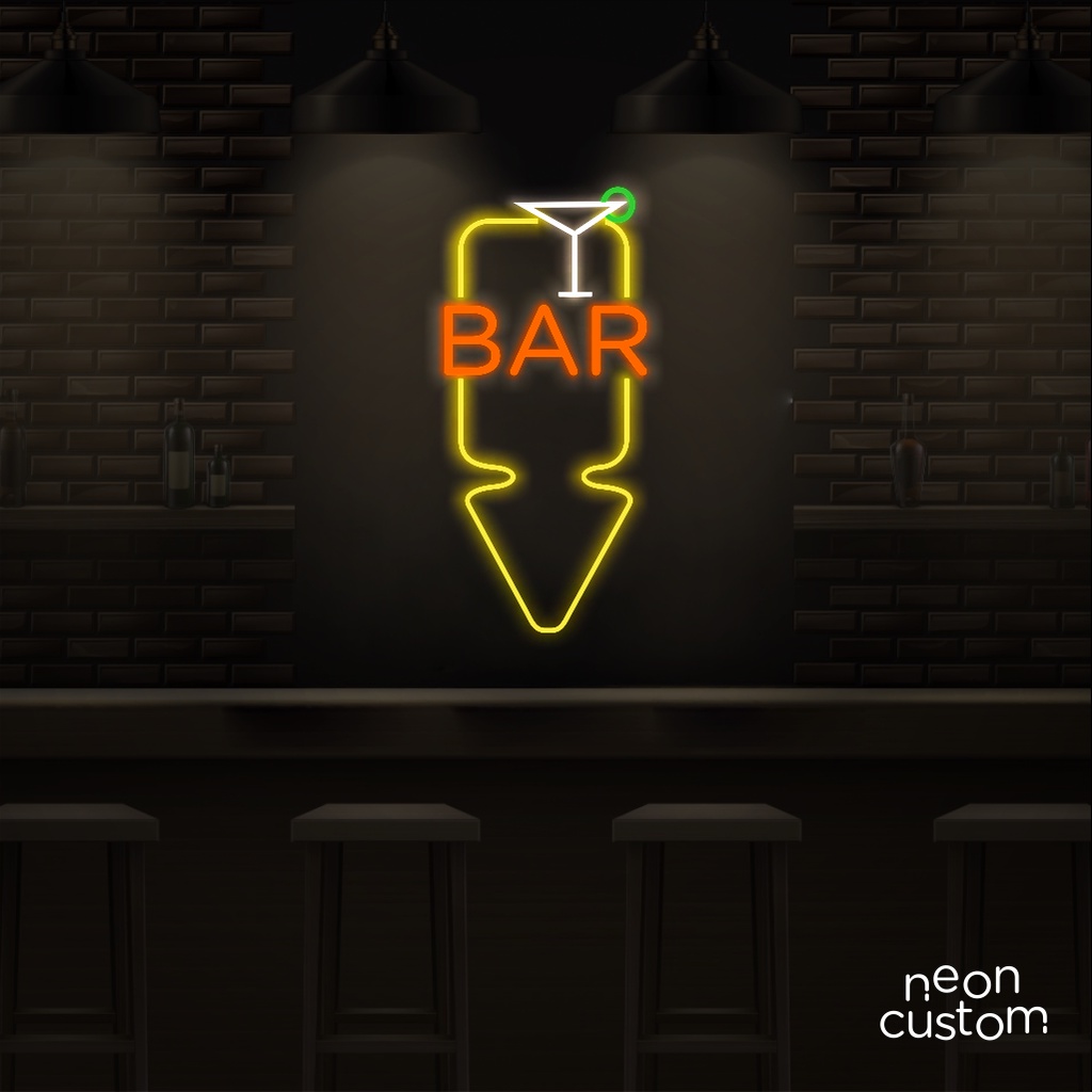 Painel Letreiro Led Neon Drink Bar Decoracao Festa Bar Shopee Brasil