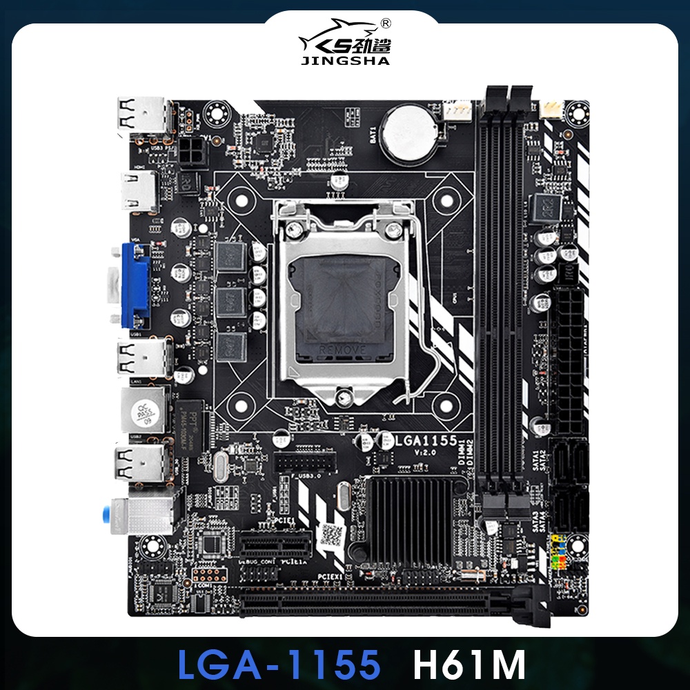 H61 Motherboard LGA 1155 DDR3 Memory 16GB M ATX Desktop Mainbord For