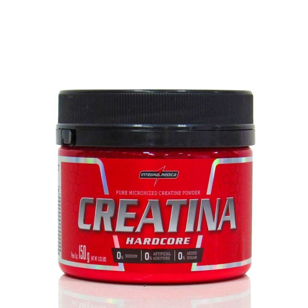 Creatina Monohidratada HardCore 150g IntegralMedica Shopee Brasil