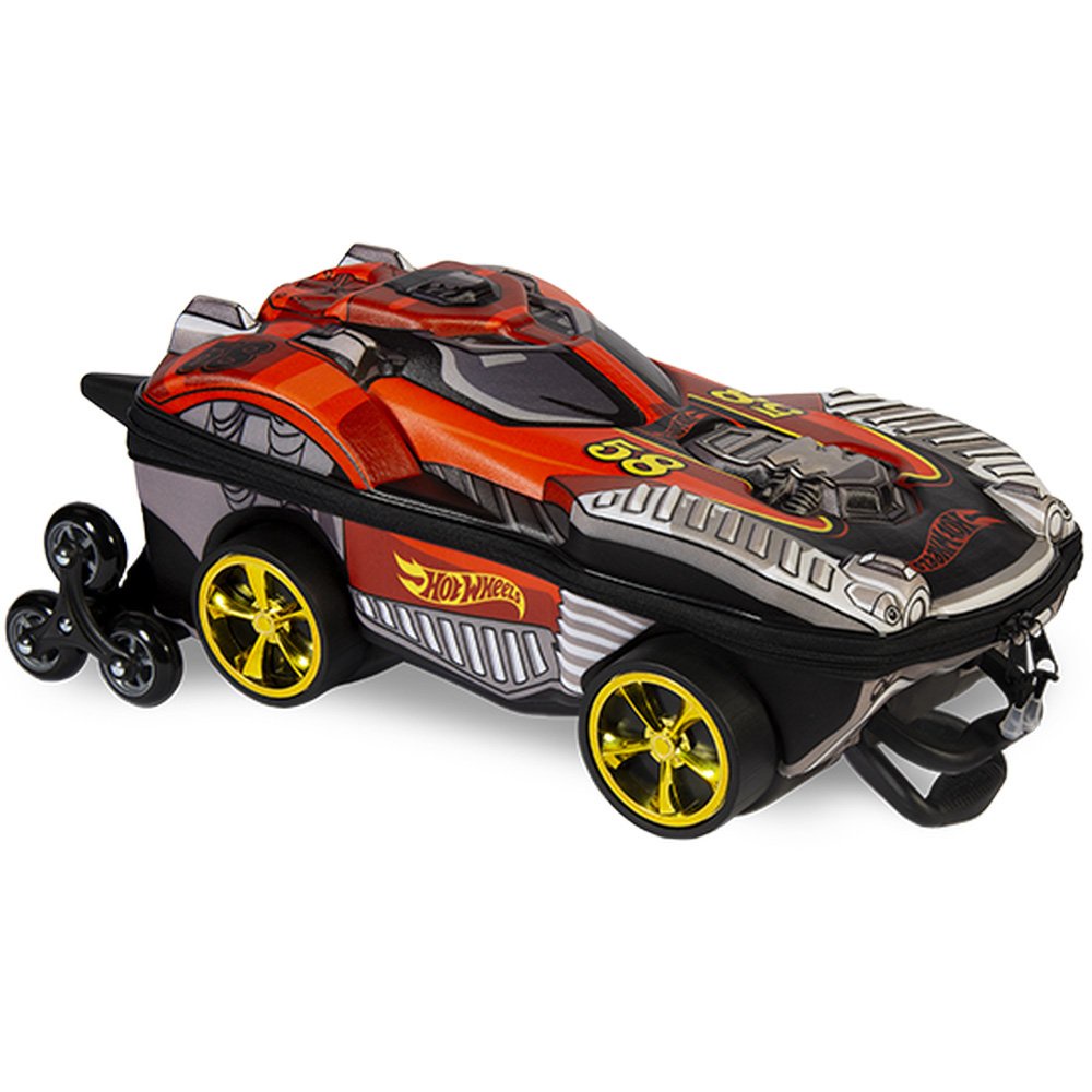 Mochila De Rodinha Tripla Malinha 3d Hot Wheels Dune MaxToy Shopee Brasil