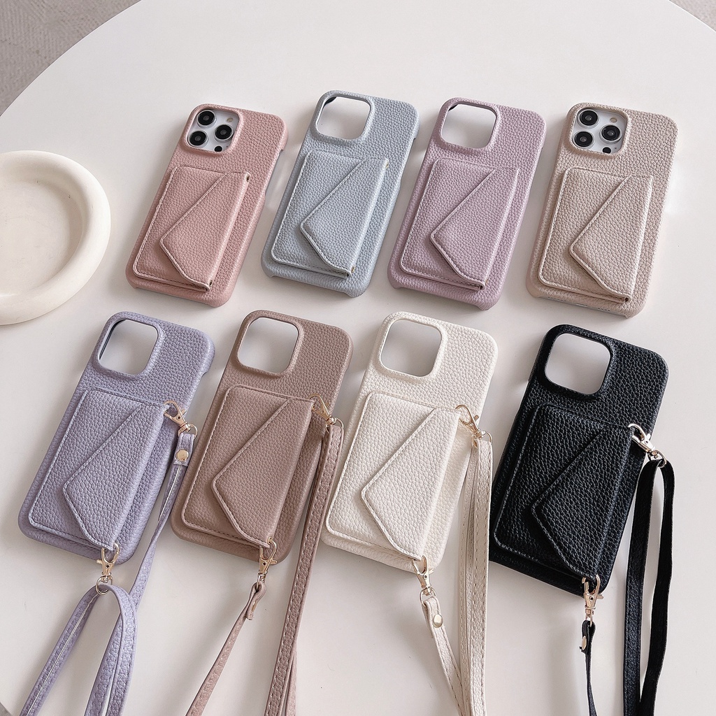 Para Iphone Plus Pro Max Crossbody Carteira Caso De