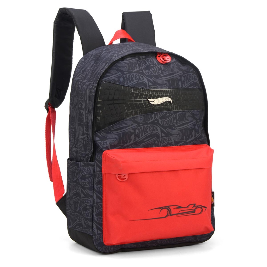 Mochila Escolar Costas Meninos Hot Wheels Luxcel Shopee Brasil