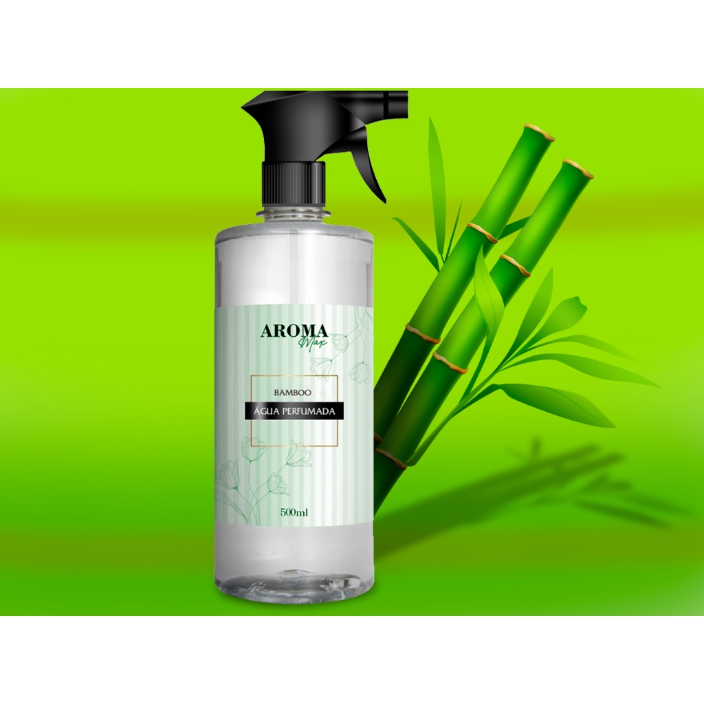 Água Perfumada Aromatizador Ambiente Aroma Bamboo Para Lençois Roupas E