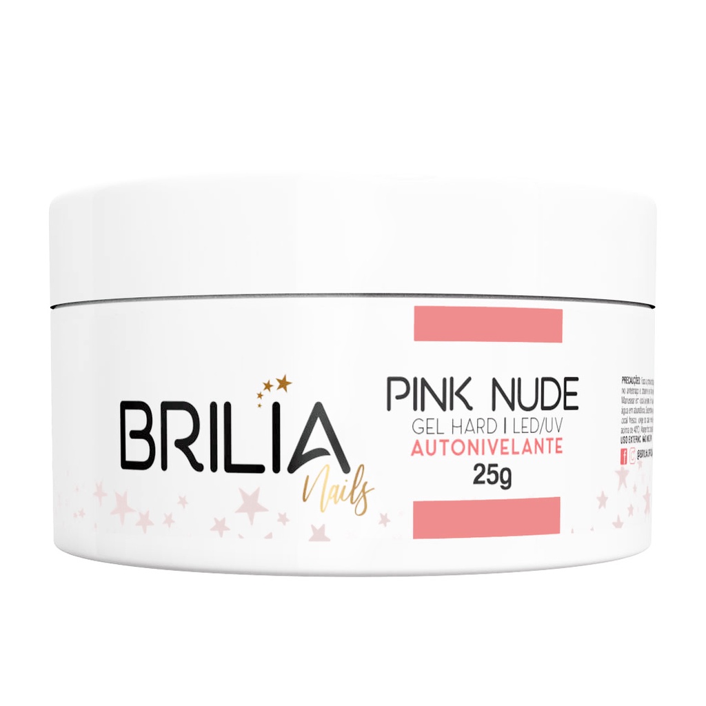 GEL PINK NUDE 25G BRILIA NAILS NOVA FÓRMULA Shopee Brasil