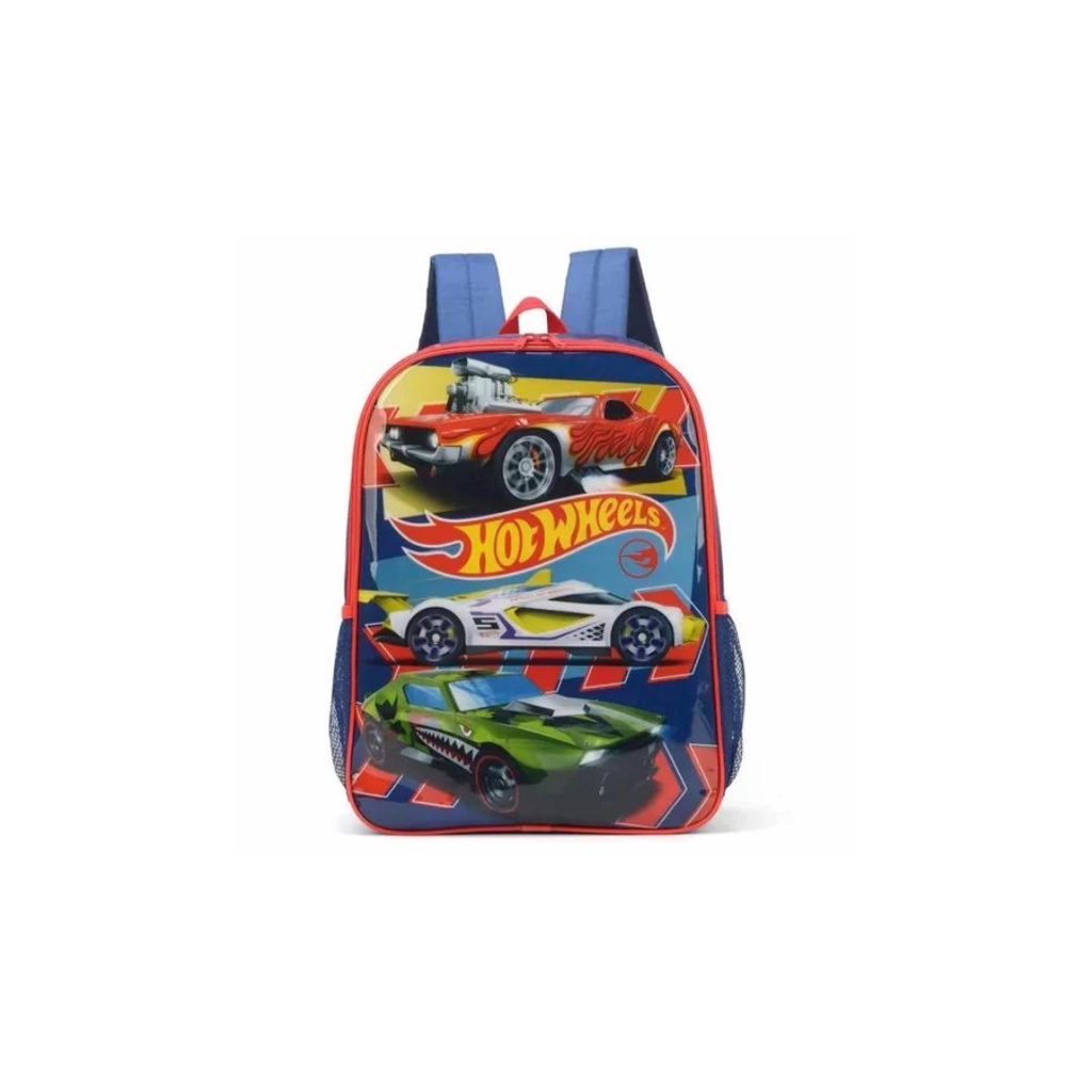 Mochila Escolar Infantil G Luxcel Hot Wheels Menino Original Shopee