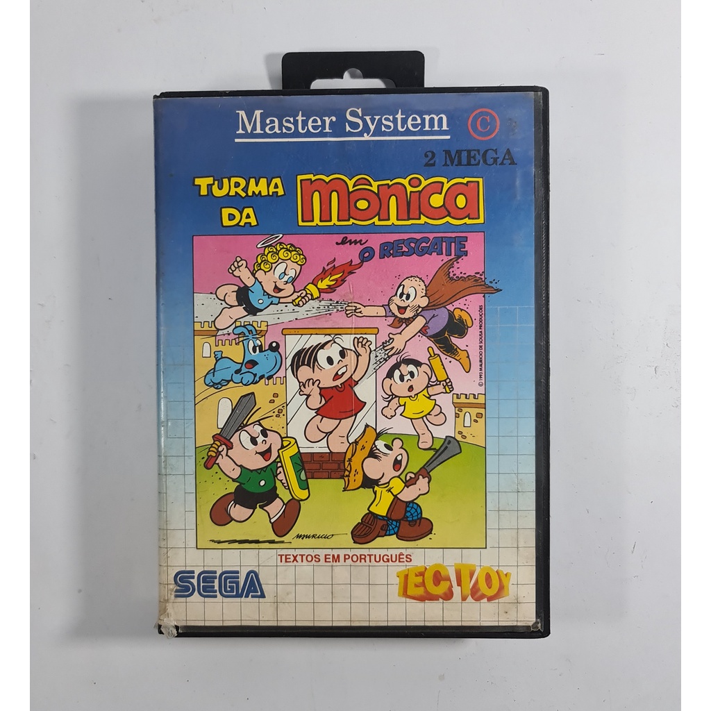 Jogo Turma Da Monica Em O Resgate Master System Na Caixa Shopee Brasil