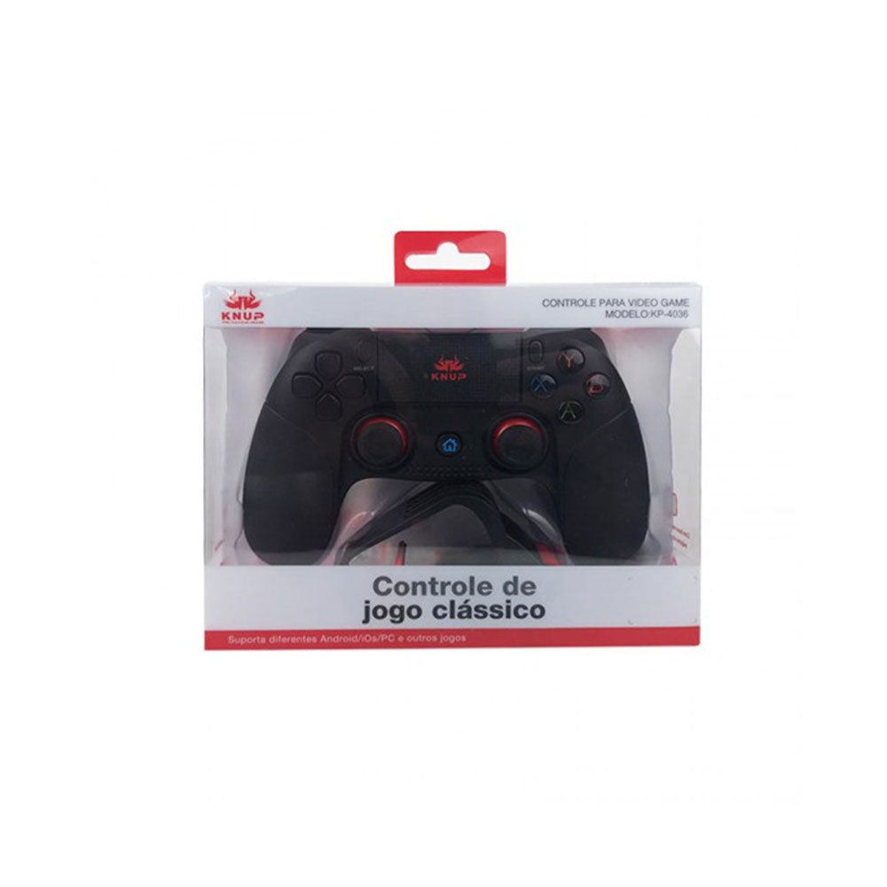 Controle Joystick Gamer Bluetooth Knup Kp Shopee Brasil