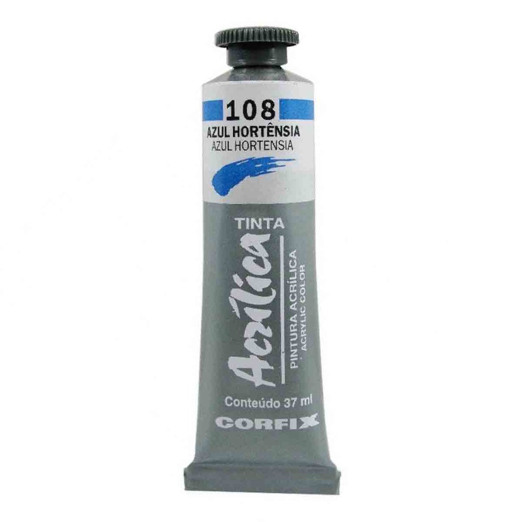 Tinta Acrilica Corfix 108 Azul Hortensia 37ml Shopee Brasil