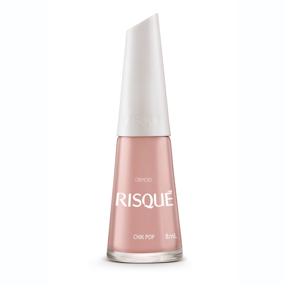Esmalte Cremoso Para Unhas Nude Chik Pop Risqu Ml Shopee Brasil