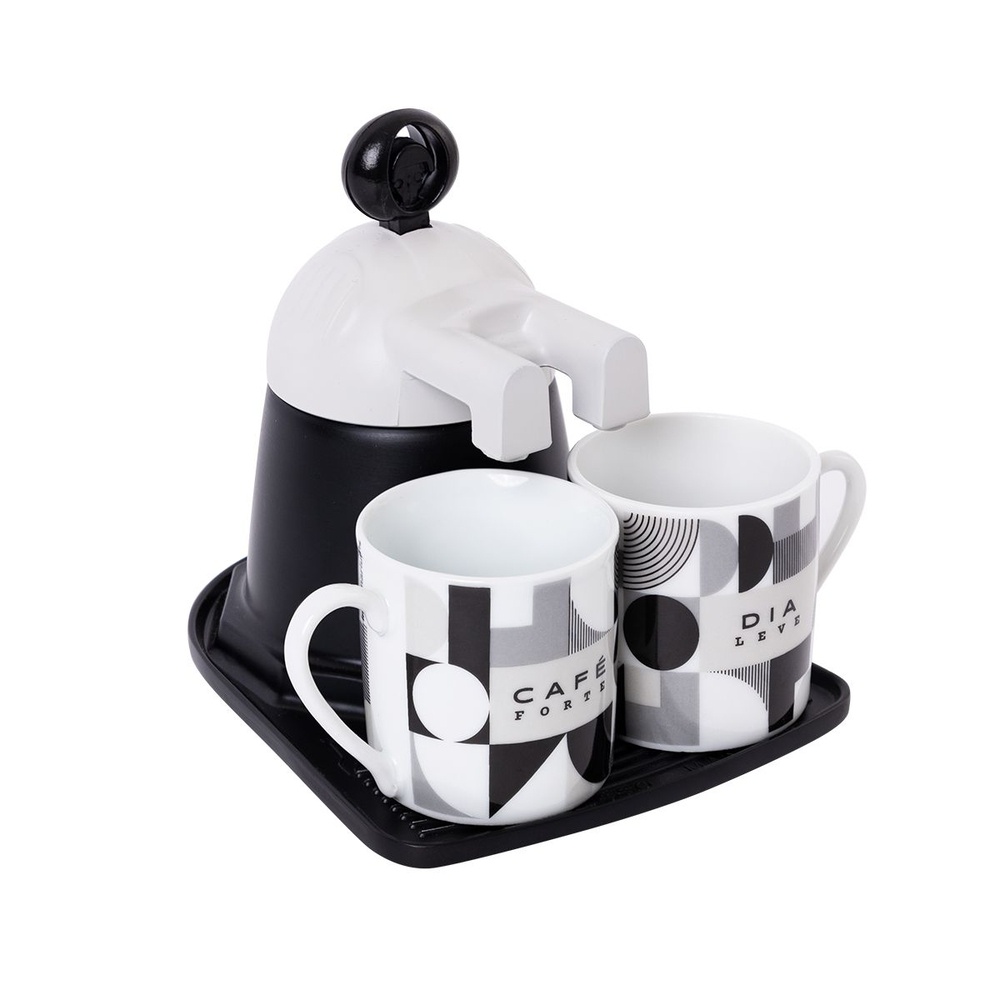 Kit Cafeteira Italiana Cafe Forte Imaginarium Shopee Brasil