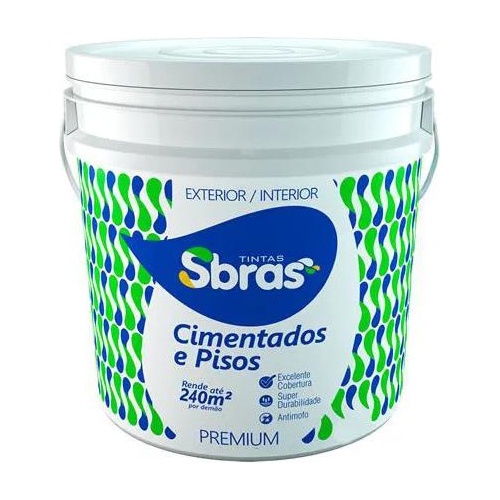 Tinta Cimentados Pisos Telhas Branco Neve 15l Sbras Shopee Brasil