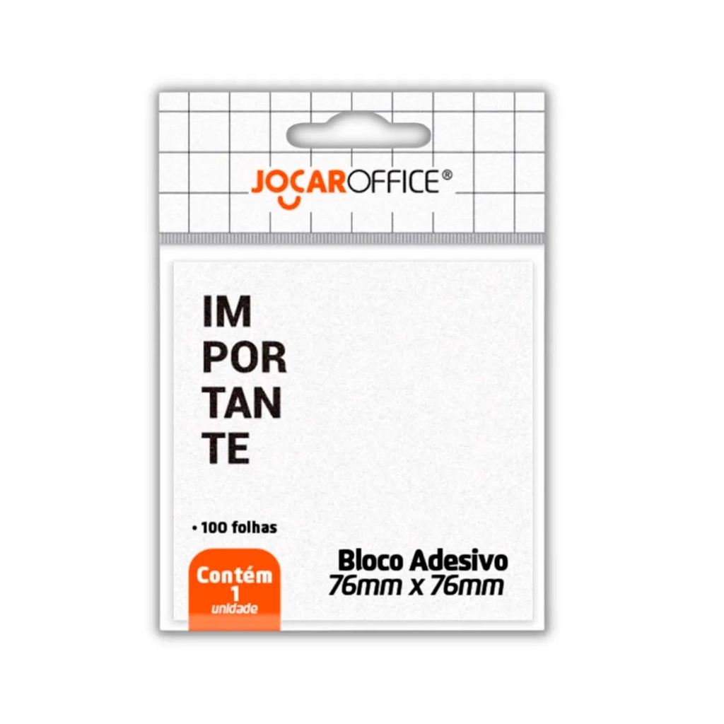 Bloco Adesivo Jocar Office Importante Mm X Mm Folhas Shopee