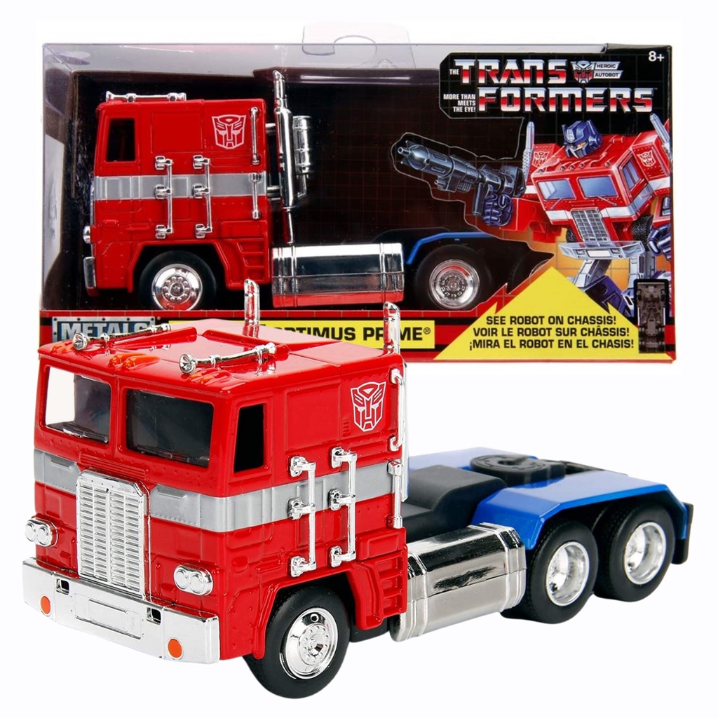 Miniatura De Ferro Optimus Prime G Transformers Jada Shopee Brasil