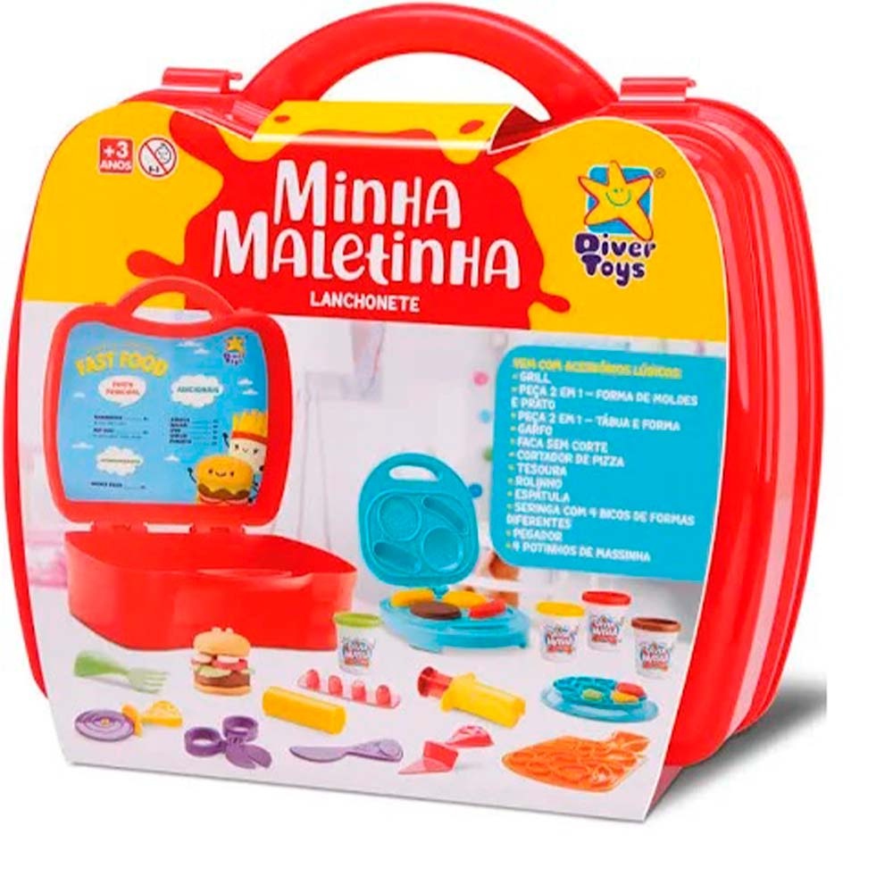 Kit Massinha De Modelar Diver Massa Lanchonete Divertoys Shopee