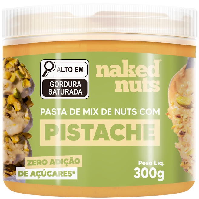 Pasta Naked Sabor Pistache 300g Amendoim Castanha Mix Nuts Shopee Brasil