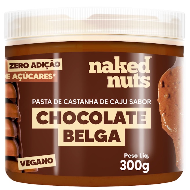 Pasta De Castanha De Caju Chocolate Belga Crocante G Naked Nuts