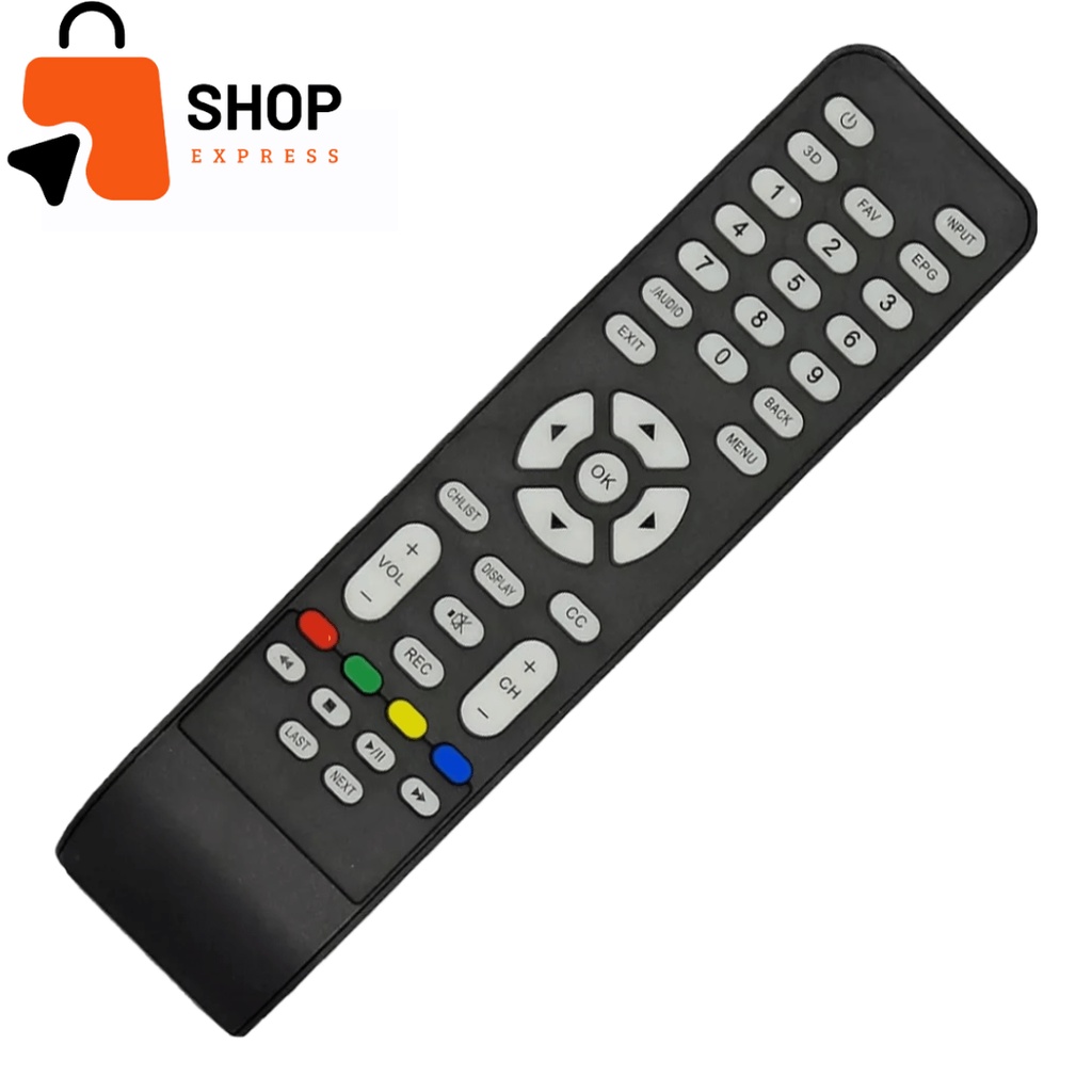 Controle Remoto Aoc Serve Modelos Tv Lcd Led Shopee Brasil