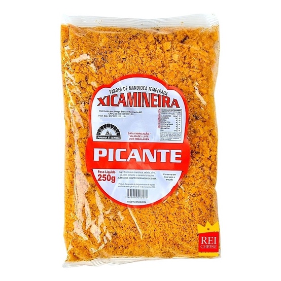 Kit Farofa De Mandioca Temperada Xicamineira Picante G Shopee