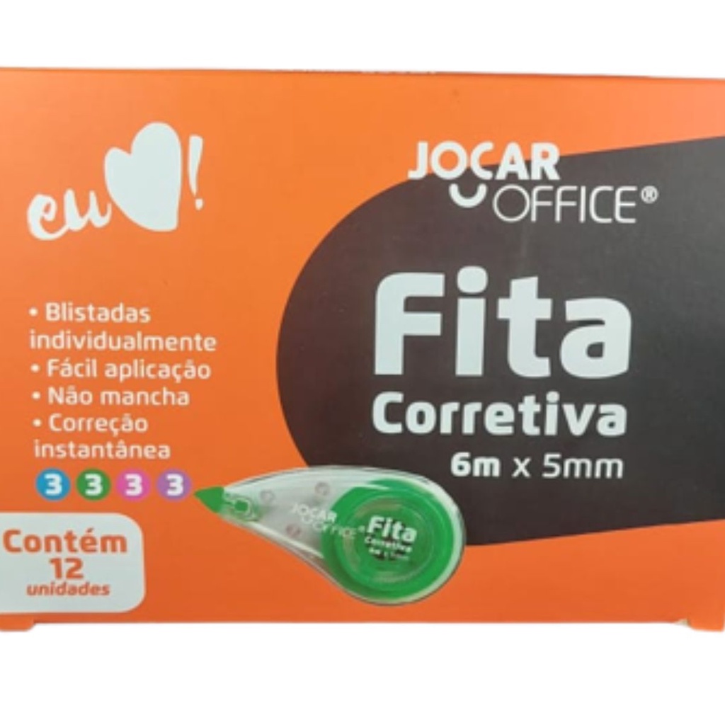 Corretivo Em Fita Mx Mm Cores Sortidas Caixa Unidades Leonora