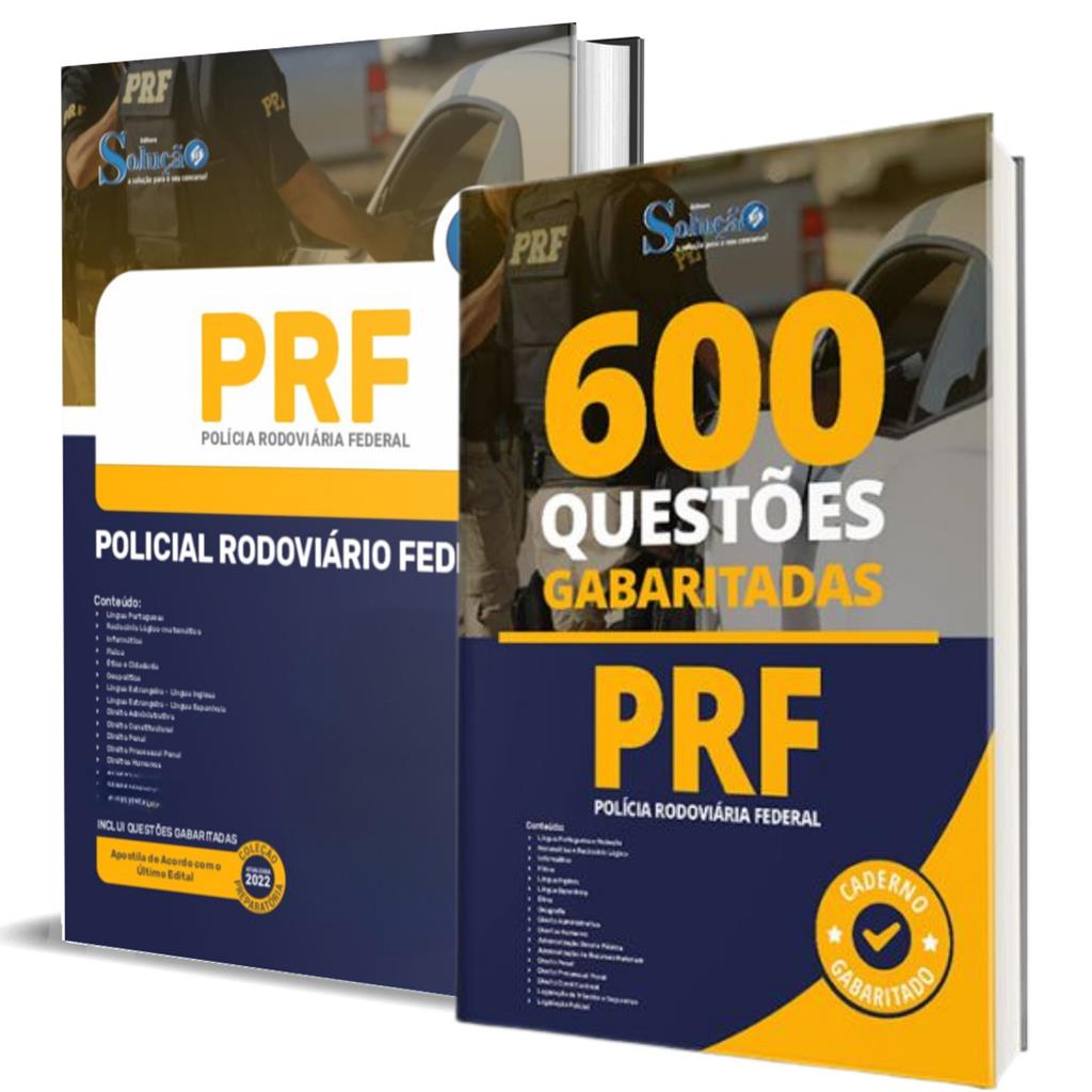 KIT PRF Apostila Policial Rodoviario Federal Questoes Shopee Brasil