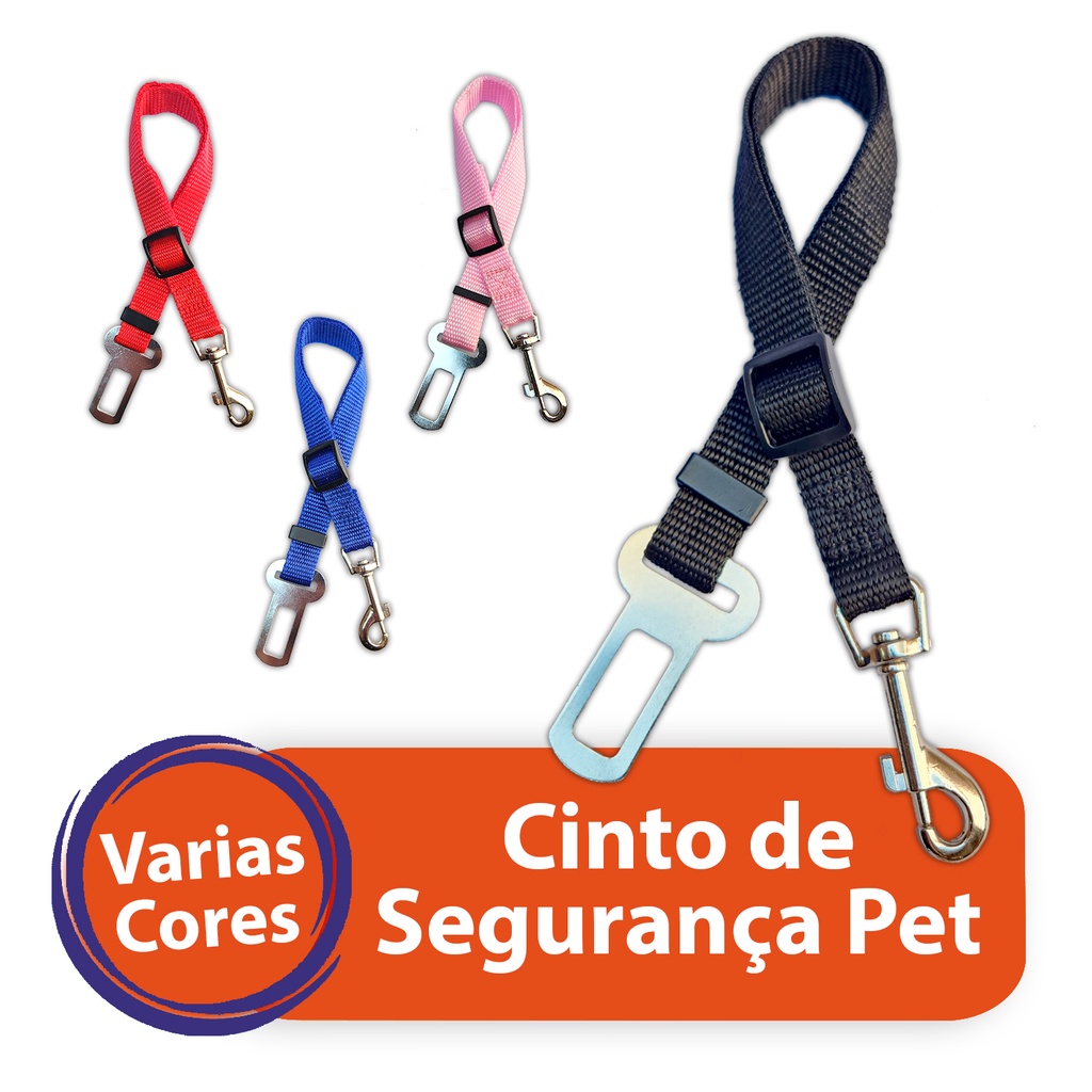 Cinto Seguran A Pet Universal Coleira Todos Os Ve Culos Porte Cachorro