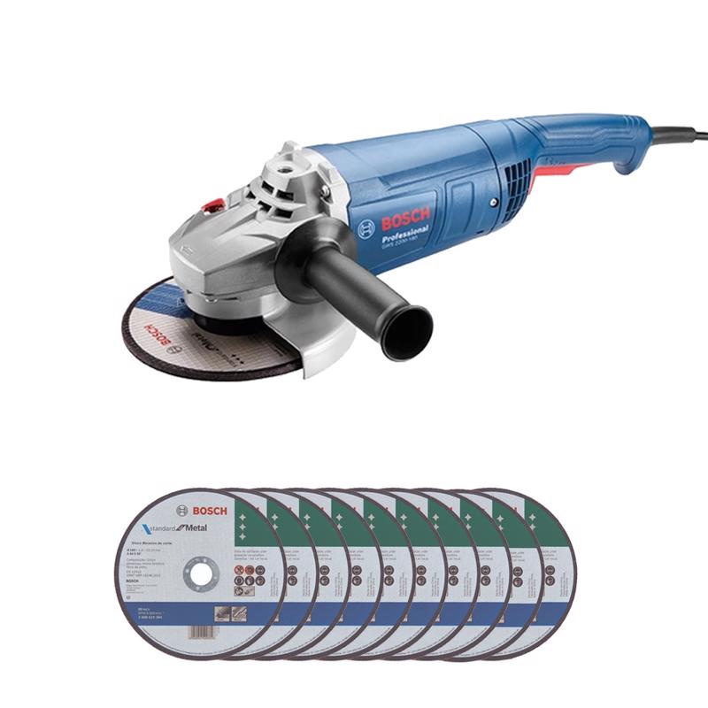 Esmerilhadeira Angular 7 GWS 2200 180 VULCANO 2200W 127V BOSCH