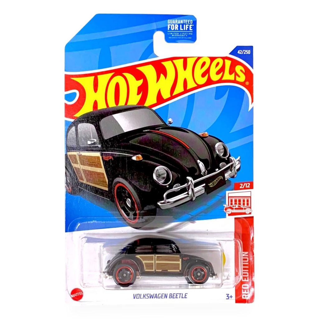 Miniatura Carro Hot Wheels Volkswagen Beetle VW Fusca RED EDITION 2