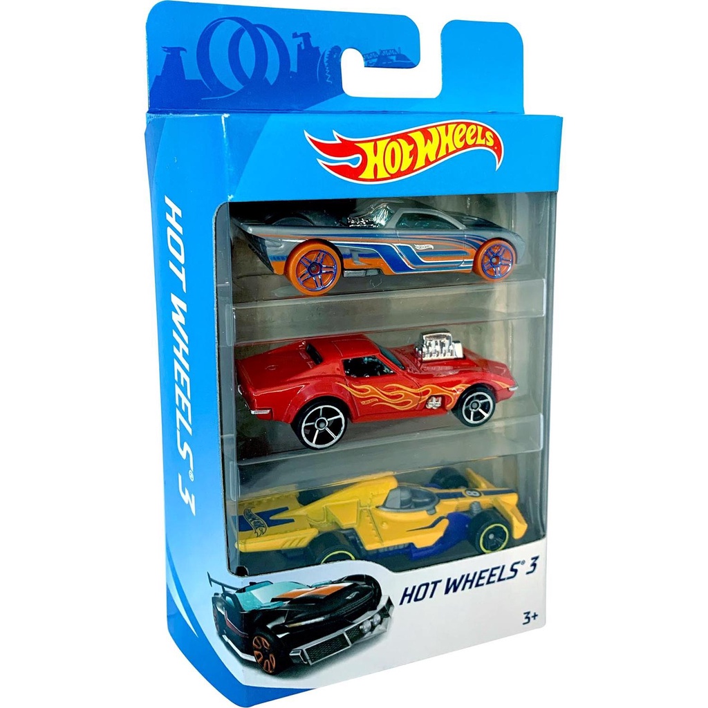 Pacote 3 Carrinhos Hot Wheels Sortidos Mattel Shopee Brasil