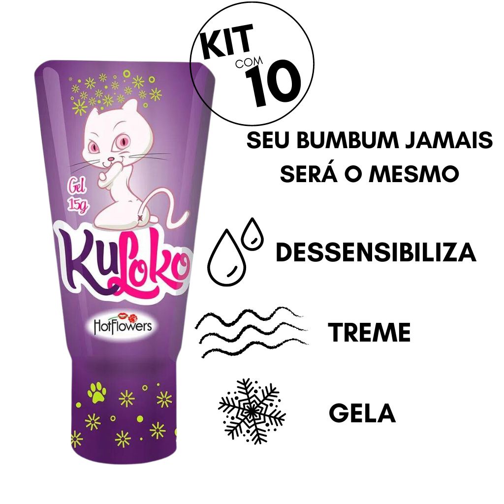 KIT C 10 KULOKO GEL DESSENSIBILIZANTE E EXCITANTE ANAL 15G Shopee Brasil