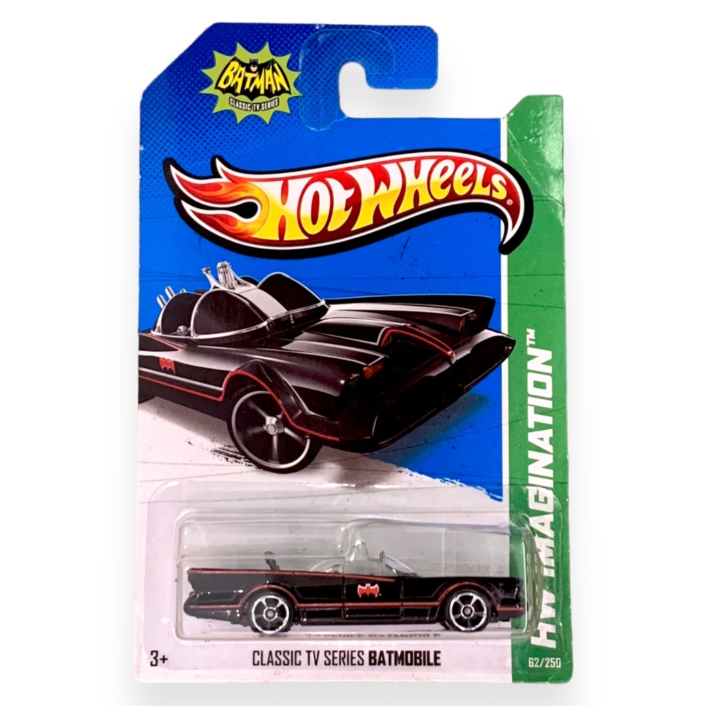 Miniatura Carro Hot Wheels Classic TV Series Batmobile Batmovel Batman HW IMAGINATION Shopee
