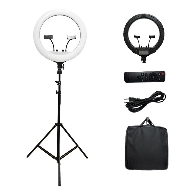 Iluminador De Led Ring Light 18 Polegadas 448 Leds 80w Tripe 2M