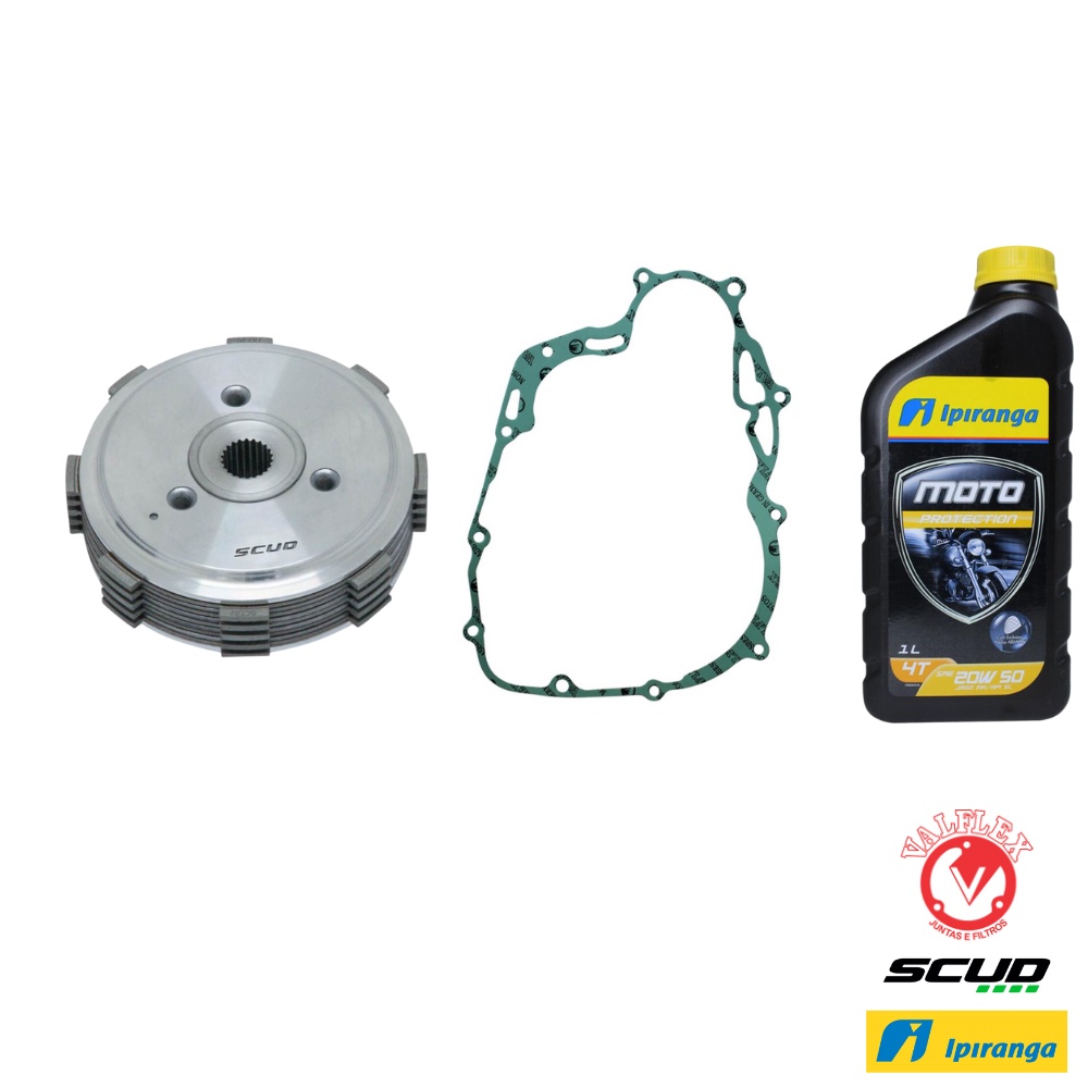 Kit Embreagem Scud Cg 160 Fan Start Titan Bros 160 Xre 190 Shopee