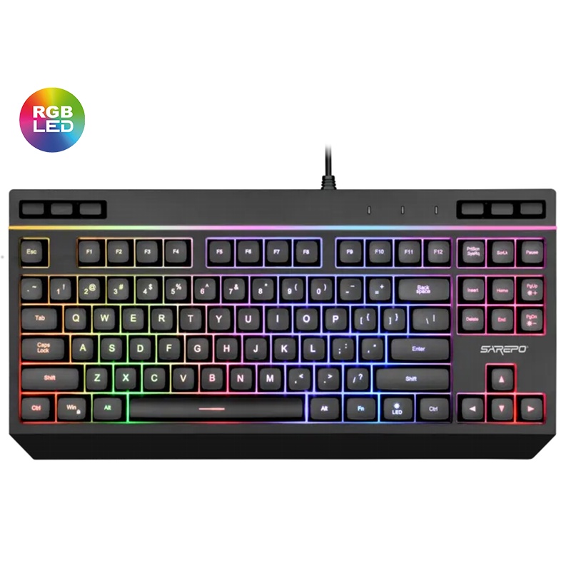 Teclado Gamer Led Rgb Knup Semi Mecanico Anti Ghosting Abnt Shopee