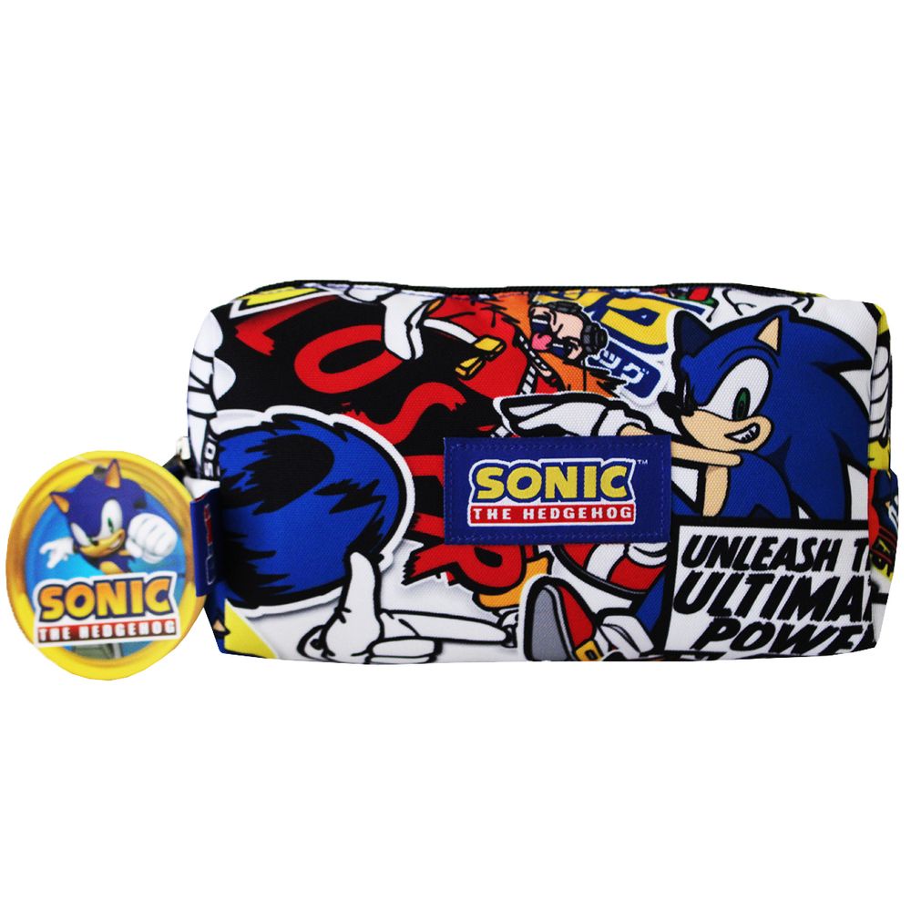 Estojo Infantil Escolar Sonic The Hedgehog Sticker Pacific Shopee Brasil