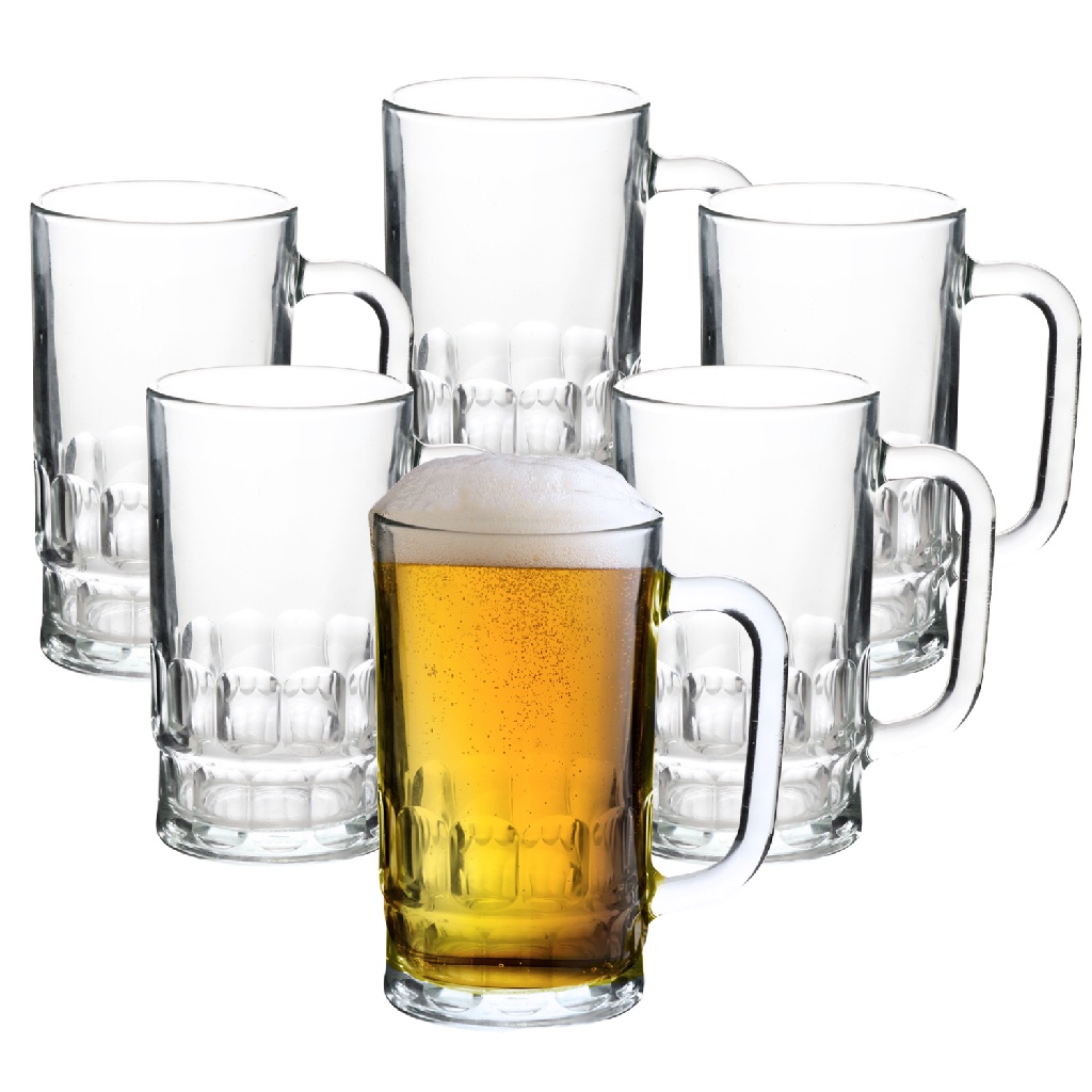 Kit Canecas Chopp De Vidro Ml Cerveja Restaurante Bar Shopee Brasil