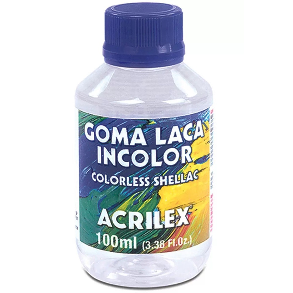 Goma Laca Incolor 100ml Acrilex Shopee Brasil