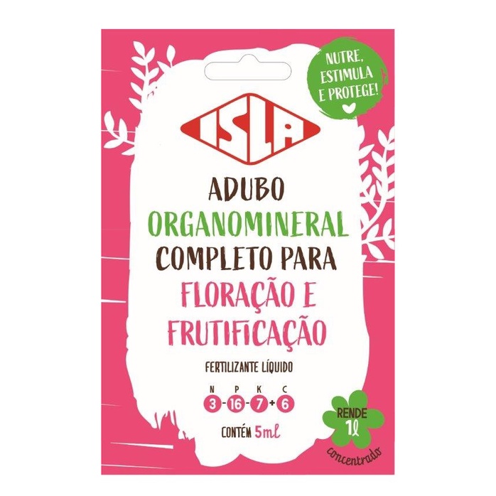 Fertilizante Fertigarden 5ml Especial para Floração Isla Shopee Brasil