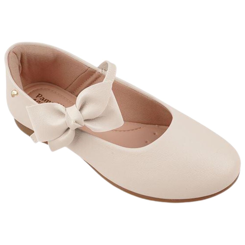 Sapato Infantil Pampili Angel Laço Removivel Nude Shopee Brasil