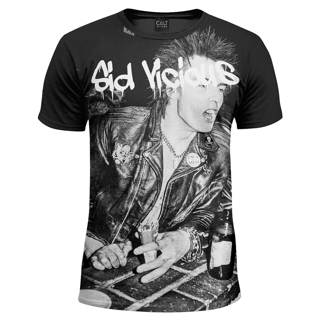 Camiseta Sid Vicious Sex Pistols Punk Shopee Brasil