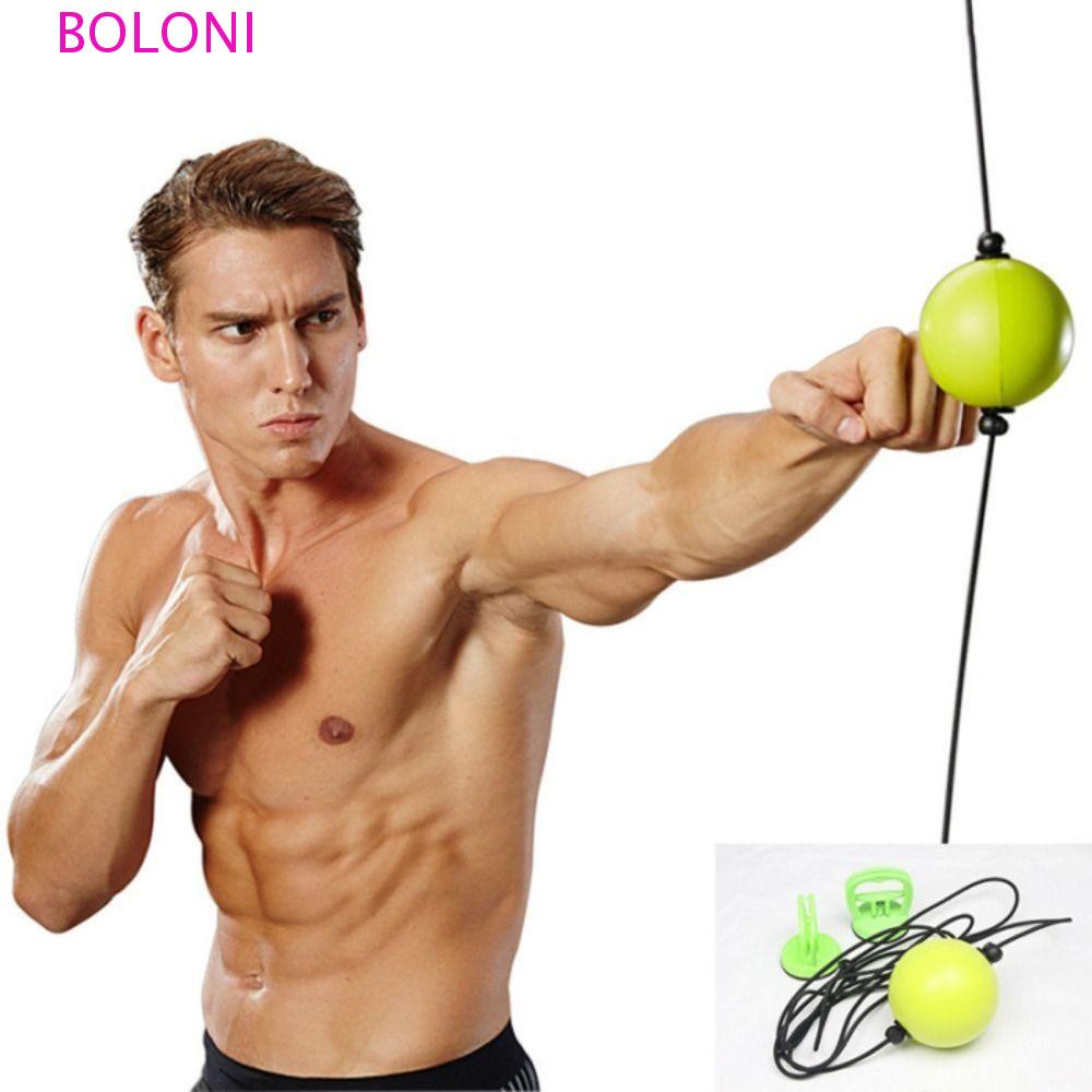 BOLONI 1 Conjunto De Ventosa Bola De Velocidade De Boxe Reflexo Leve