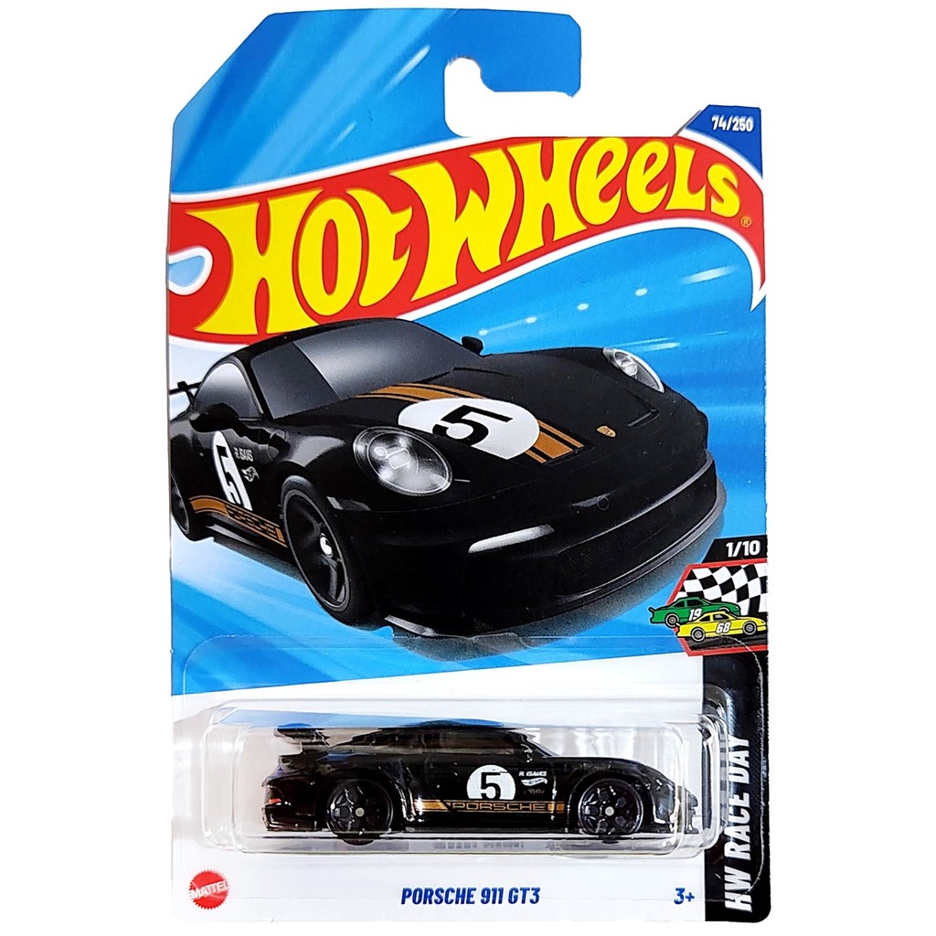 Hot Wheels Básico Mattel HW Race Day Porsche 911 GT3 Lote C 2025