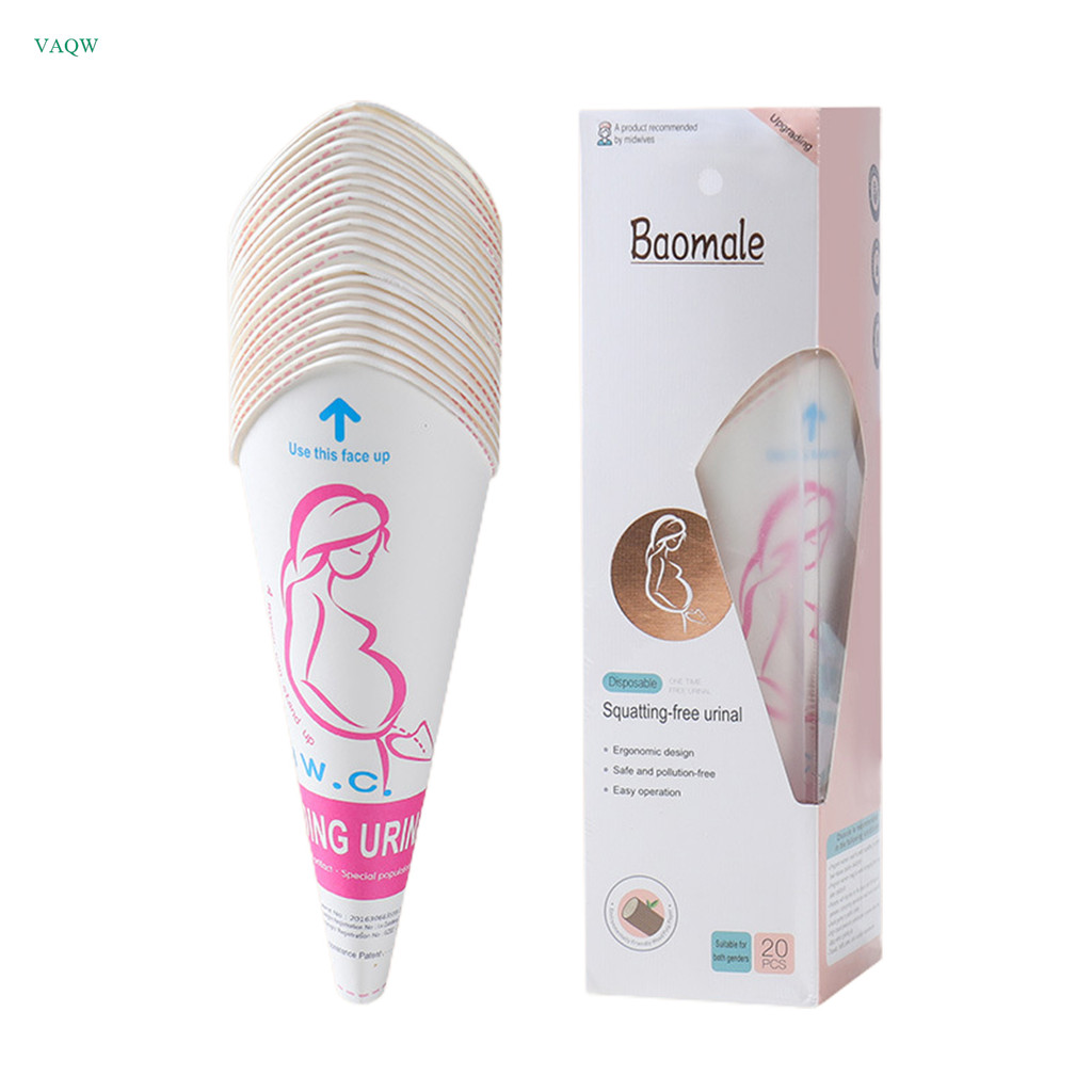 Funil De Mictório Feminino VAQW Papel Portátil Descartável Assistido