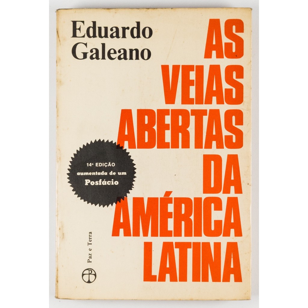 Livro As Veias Abertas da América Latina Eduardo Galeano Shopee Brasil