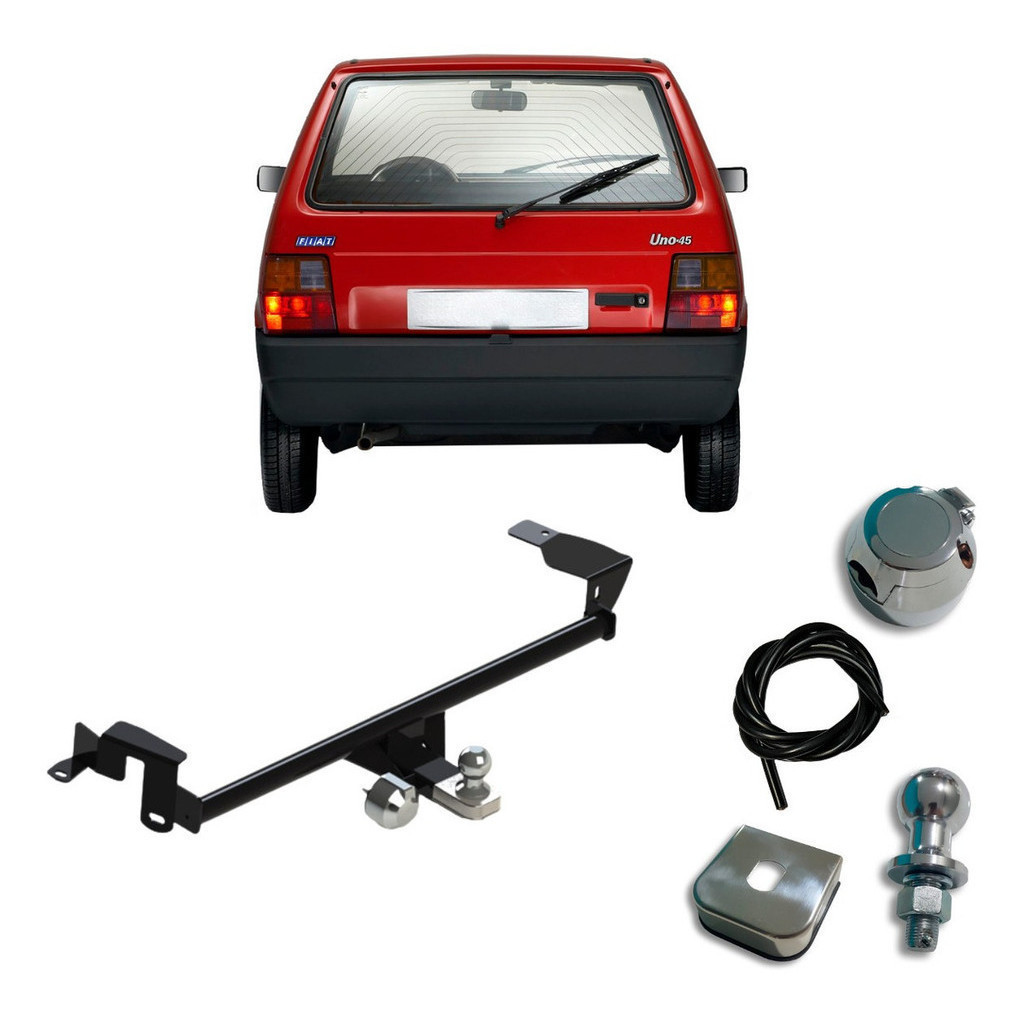 Engate Reboque Carretinha Fiat Uno 1984 Até 2003 500kg Shopee Brasil