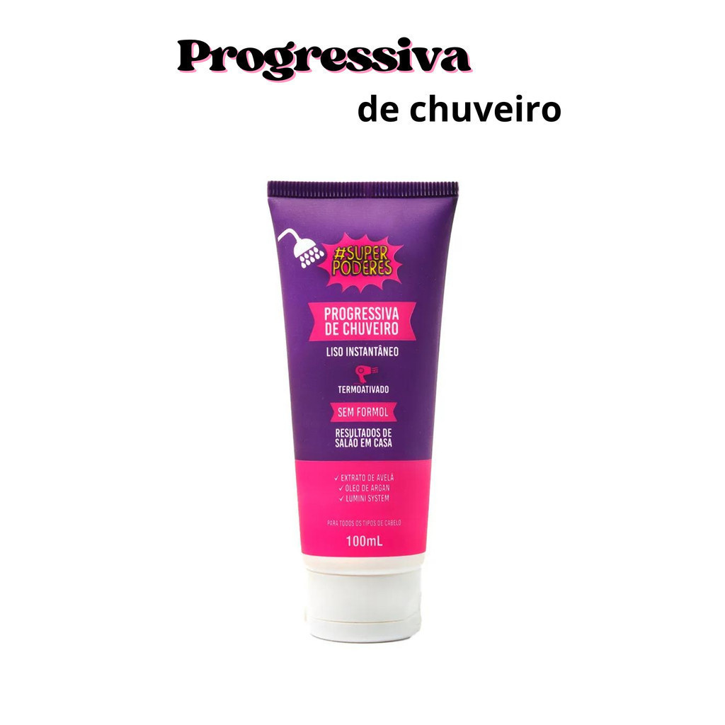 Progressiva De Chuveiro Liso Instant Neo Sem Formol Super Poderes Ml