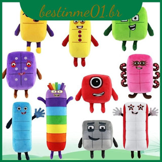 Novos Desenhos Animados Numberblocks Educativos Boneca De Pel Cia Bloco