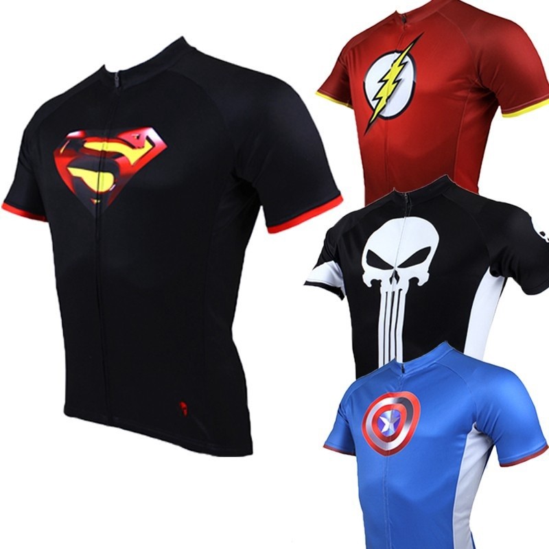 Homens Manga Curta Ciclismo Jersey Bicicleta Equipe MTB Estrada