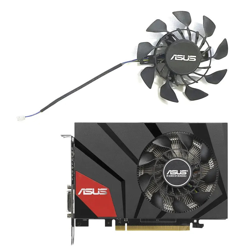 Novo Ventilador Gpu Pin Mm T Su Pla S H Para Asus Gtx