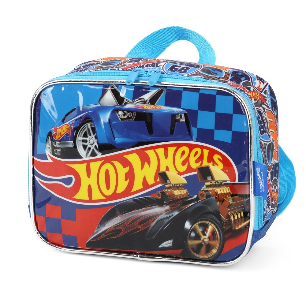 Lancheira Termica Escolar Menino Hot Wheels Luxcel Shopee Brasil